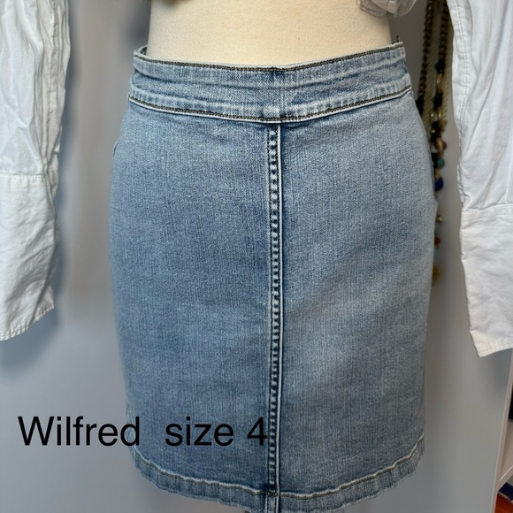 Aritzia Mini Jean skirt - Picture 2 of 3